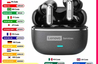 *🎧 אוזניות Lenovo LE208 בלוטות' 6.0 אלחוטיות עם ציפוי עור יוקרתי*