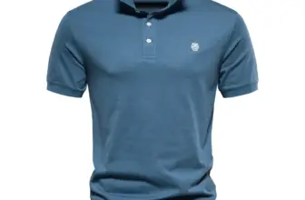 *חולצת פולו AIOPESON – 100% כותנה עם רקמה איכותית* 👔