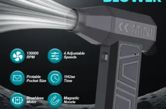 *🌀 מפוח אוויר חשמלי טורבו 130,000 סל"ד – נטען USB-C*