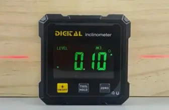 *מד זווית דיגיטלי מגנטי 4 צדדים עם לייזר מובנה* 🔧📐