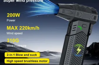 *מפוח אוויר חשמלי נייד – טורבו עוצמתי עם טעינת USB-C* 💨🔋