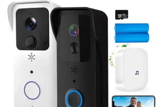 *🔔 פעמון דלת חכם עם מצלמה אלחוטית 1080P*