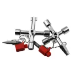 *מפתח צולב רב תכליתי – פותח כל ארון חשמל/מעלית/ארון אש!* 🔑