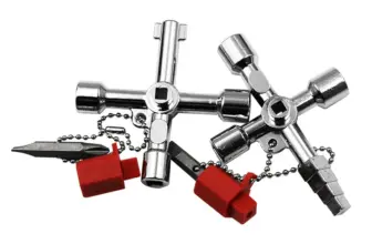 *מפתח צולב רב תכליתי – פותח כל ארון חשמל/מעלית/ארון אש!* 🔑