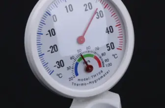 *מד טמפרטורה ולחות אנלוגי מיני בצורת פעמון* 🌡️💧