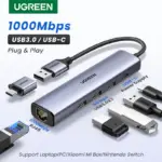 *מתאם רשת UGREEN – USB לאינטרנט קווי מהיר ⚡🌐*
