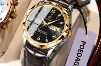 *⌚ שעון POEDAGAR יוקרתי לגבר – קלאסי, אלגנטי ובמחיר שלא תאמינו!*