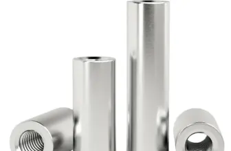 *פין חיבור נירוסטה 304 דו-צדדי עם הברגה פנימית – M4 עד M10* 🔩