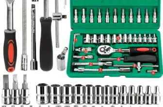 *סט כלי עבודה מקצועי 46 חלקים עם ראצ'ט 1/4 אינץ' 🔧*