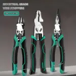 *סט צבתים מקצועיים רב שימושיים – 3 ב-1 🔧*