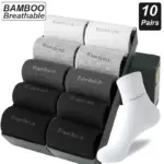 *🧦 10 זוגות גרביים מבמבוק – נגד חיידקים ונושמות לכל היום*