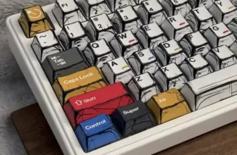 *⌨️ סט קיקאפס צבעוניים בסגנון קומיקס – 136 מקשים*