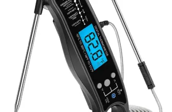 *🌡️ מדחום דיגיטלי מקצועי למטבח עם 2 חיישנים – לבישול מושלם בכל פעם!*