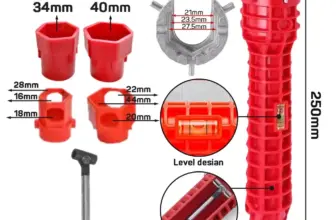 *מפתח רב שימושי 14 ב-1 לתיקון ברזים והתקנות אינסטלציה* 🔧