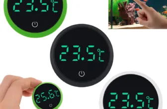 *מד חום דיגיטלי אלחוטי לאקווריום עם תצוגת LED* 🌡️🐠