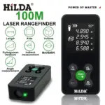 *📏 מד לייזר דיגיטלי נטען HILDA – טווח עד 120 מטר!*