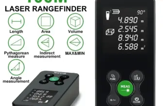 *📏 מד לייזר דיגיטלי נטען HILDA – טווח עד 120 מטר!*