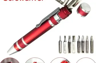 *מברג עט אלומיניום 8 ב-1 עם ראשים מתחלפים* 🔧✨