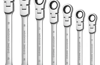 *🔧 מפתח ראצ'ט מסתובב עם ראש מתכוונן גמיש*