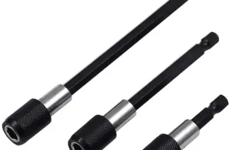 *מוט הארכה משושה עם נעילה עצמית לדריל – 3 יחידות* 🔧