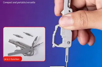 *🔧 כרטיס רב תכליתי למחזיק מפתחות – ערכת חירום מנירוסטה*