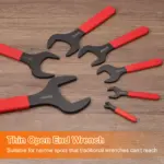 *🔧 מפתח U צינורות מקצועי 21-58 מ"מ – זווית 15 מעלות*