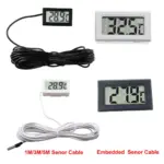*מד חום דיגיטלי LCD עם חיישן כבל – FY-10*