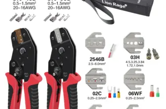 *🔧 סט כלי לחיצה מקצועי לחשמלאים – פלייר + מלחציים לטרמינלים*