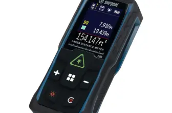 *מד לייזר דיגיטלי 100 מטר עם מסך צבעוני ופלס מובנה* 📏🔧