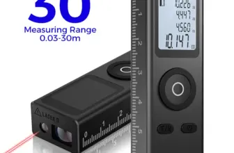 *📏 מד טווח לייזר דיגיטלי נטען – 30 מטר 🔋*