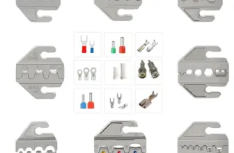 *🔧 כלי קרימפר מקצועי + סט לסתות להחלפה – הפתרון המושלם לכל חיבור חשמלי!*