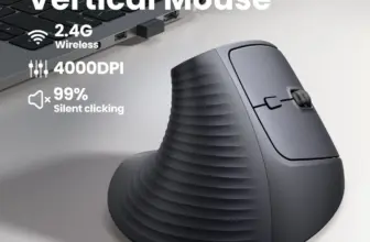 *🖱️ עכבר אלחוטי ארגונומי אנכי UGREEN – 4000DPI*