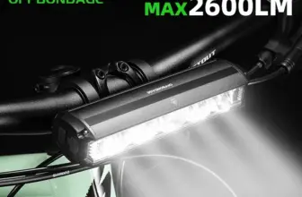 *🔦 פנס LED חזק לאופניים – עמיד במים וטעינת USB*