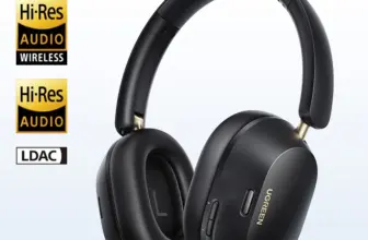 *🎧 אוזניות UGREEN Max5c – סינון רעשים אקטיבי 43dB ושמע מרחבי*