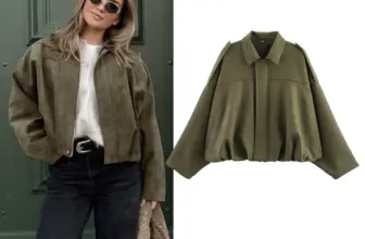 *ג'קט בומבר נשי אלגנטי – סטייל וינטג' שמדבר בגדול* 🧥✨