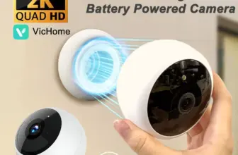 *מצלמת אבטחה אלחוטית 2K/5MP עם סוללה מגנטית 🎥🔒*