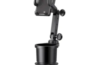 *מחזיק כוסות מורחב לרכב עם מעמד לסמארטפון 360°* 🚗📱