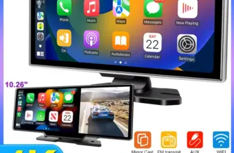 *מצלמת דרך 4K עם מסך ענק 10 אינץ' + CarPlay אלחוטי + ניווט GPS 🚗📹*