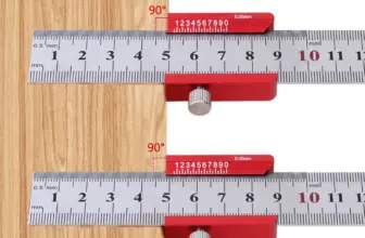 *סרגל פלדה זוויתי מקצועי 45/90 מעלות לנגרות ומדידה מדויקת* 📐