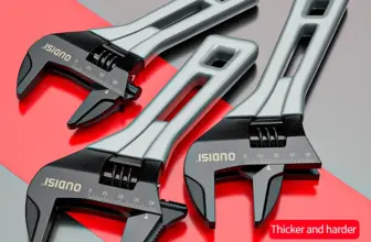 *🔧 מפתח ברגים מתכוונן קומפקטי 5/6/8 אינץ' – פתיחה רחבה וידית קצרה*