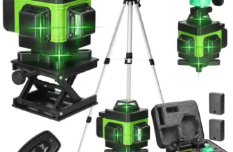 *ערכת פלס לייזר מקצועי 16 קווים ירוקים + חצובה* 🎯