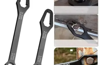 *🔧 מפתח ברגים אוניברסלי דו-צדדי 8-22mm | כלי תיקון חובה לכל בית!*