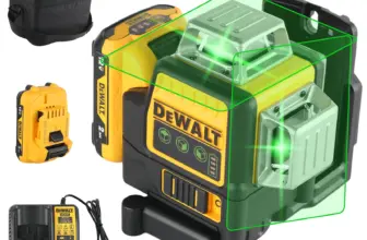 *מאזן לייזר ירוק 360 מעלות DEWALT DW089LG – 12 קווים מקצועי* 🟢