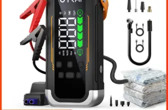 *סטארטר חירום 6000A + משאבת אוויר + סוללת גיבוי – הכל במכשיר אחד! 🚗⚡*