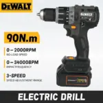 *מקדחה נטענת DEWALT DCD791 – מוטור ברשלס מקצועי* 🔧