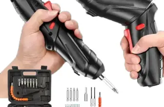 *מברגה חשמלית נטענת + 47 אביזרים – הפתרון המושלם לכל תיקון בבית!* 🔧