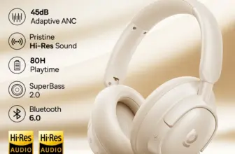 *🎧 אוזניות Baseus Bass EH10 – ביטול רעשים 45dB, בלוטות' 6.0 וסוללה ל-80 שעות!*