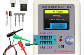 *מולטימטר דיגיטלי LCR TC1 – בודק רכיבים אלקטרוניים מקצועי עם מסך צבעוני* 🔧⚡