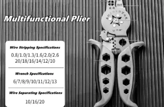 *🔧 מלקחת חשמלאים רב-תכליתית מקצועית – מסיר, חותך וקשר בכלי אחד!*