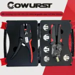 *מסרקת קרימפ מקצועית DuPont + 5 ראשים להחלפה וכלי הפשטת חוטים* 🔧